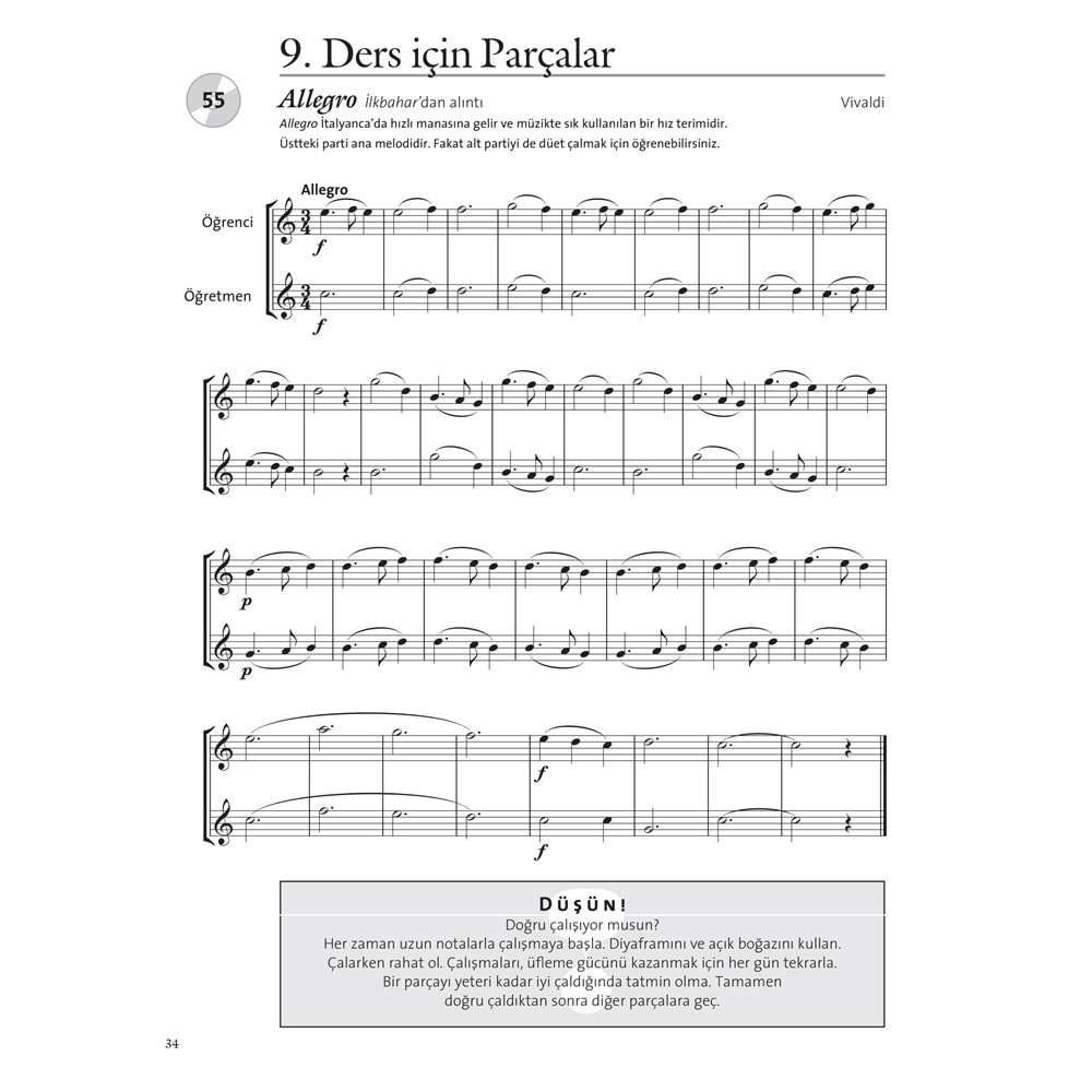 FLÜT/ HER GÜN BİR PARÇA ÖĞRENELİM