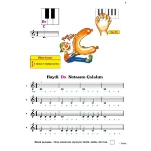 MÜZİK ALFABESİ PİYANO 1. BÖLÜM