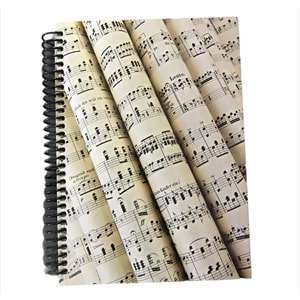 PORTE MUSİC GİFTS YANDAN SPİRALLİ DEFTER