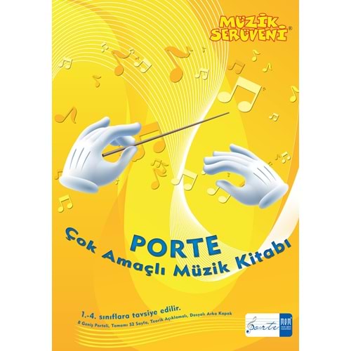 PORTE ÇOK AMAÇLI MÜZİK DEFTERİ 1-4