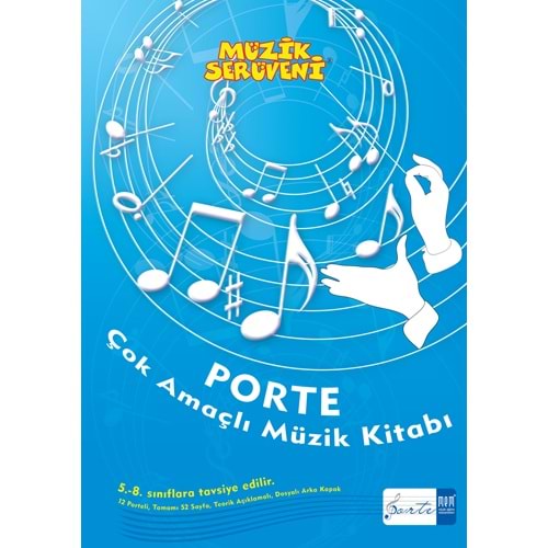 PORTE ÇOK AMAÇLI MÜZİK DEFTERİ 5-8