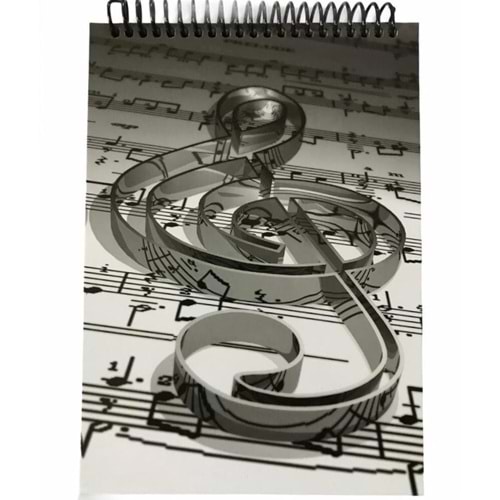 PORTE MUSİC GİFTS ÜSTTEN SPİRALLİ DEFTER